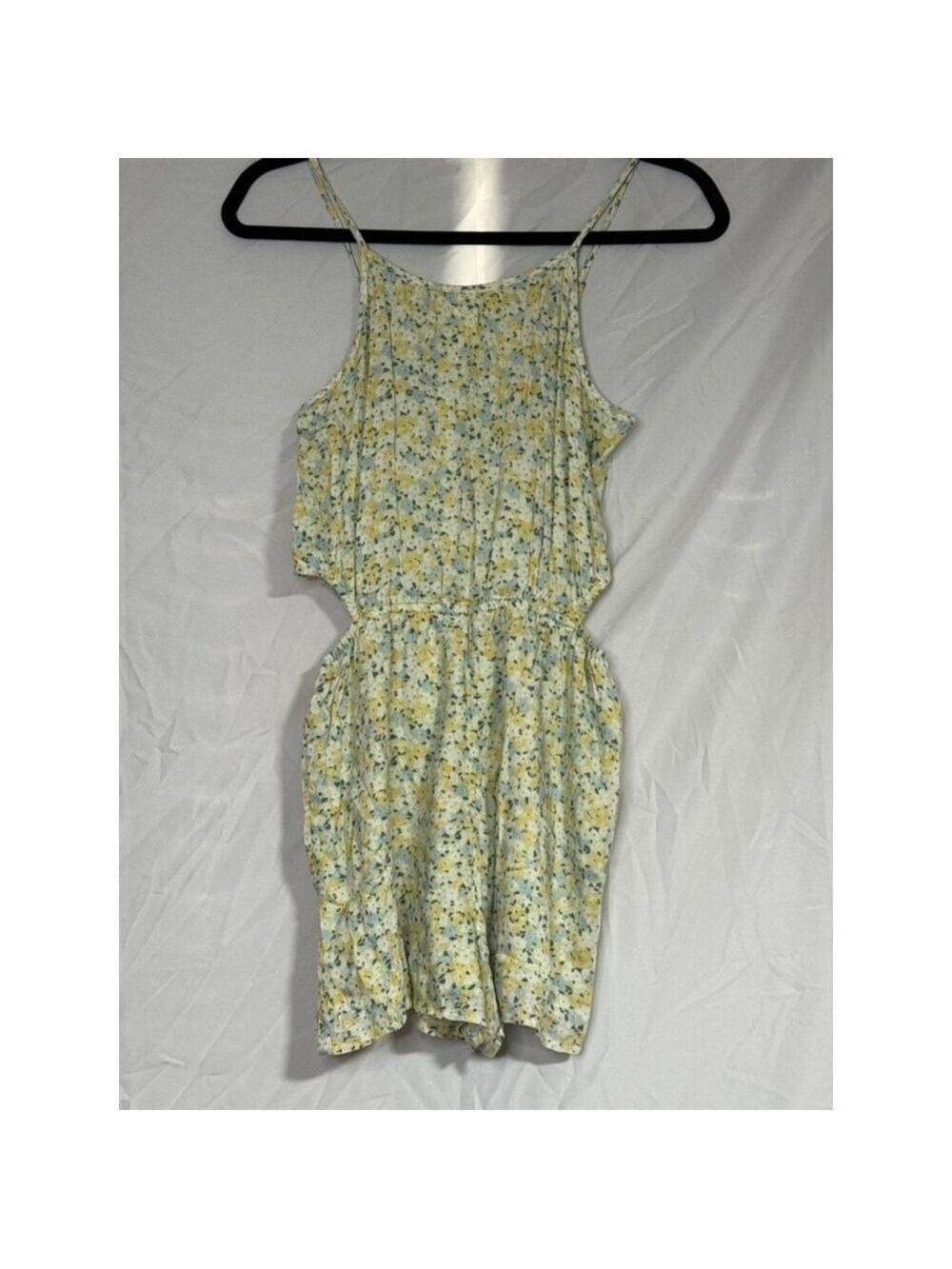 Girls Abercrombie Kids Romper Size 15/16 Yellow Floral